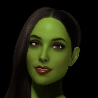 Go Ho 6 Colors Green Face Body Paint,Cream Washable Formula Face Painting for Adults Children Halloween Cosplay,Body Paint FX Makeup Palette,Professional Costumes Face Paint Green Makeup