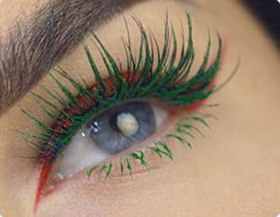 Maydear Dark Green Waterproof Long Lasting Smudgeproof Mascara for Women's Eye Makeup