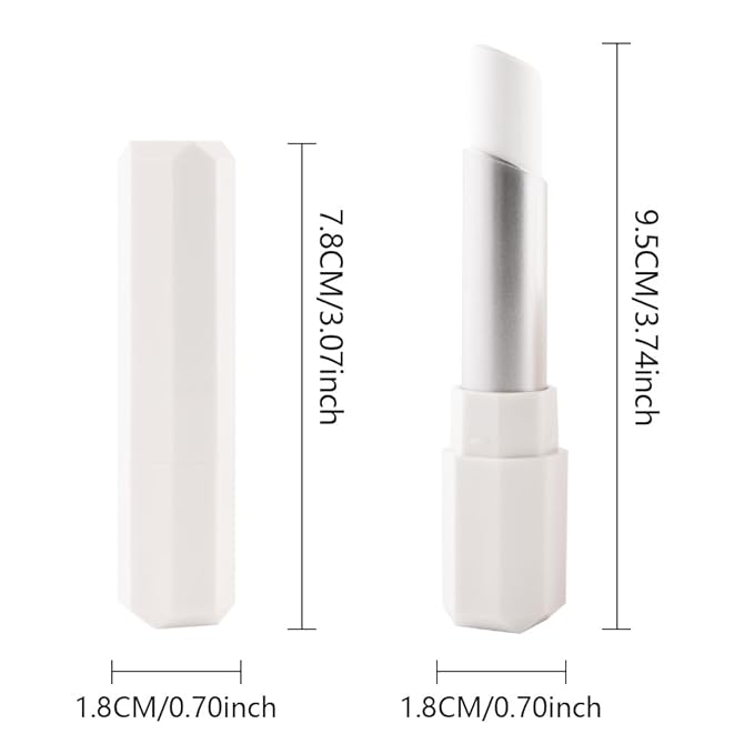 White Matte Creamy Lipstick for Women, Longwear Lips Gloss & Face Paint Stick, Lip Stick Stain Long Lasting Waterproof Effortless Application Full Coverage Velvet Gloss for Party, Halloween Makeup 02#