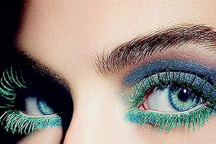 Maydear Dark Green Waterproof Long Lasting Smudgeproof Mascara for Women's Eye Makeup