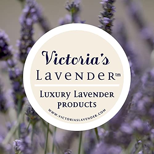 Victoria's Lavender Gift Basket for Women - Travel Massage Candle, Hand & Body Lotion, Bath Salts & Lavender Sachet, Skin Care, Beauty Products for Women, Body Wash Set, Spa Kit, Made in The USA