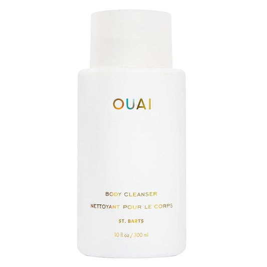 OUAI Body Cleanser, St. Barts - Foaming Body Wash with Jojoba Oil and Rosehip Oil to Hydrate, Nurture, Balance and Soften Skin - Paraben, Phthalate and Sulfate Free Skin Care Products (10 Fl Oz)