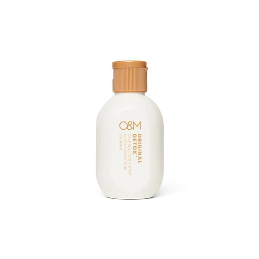 O&M Original Detox Hair Conditioner, Light, Hydrating, Color Safe, Sulfate Free, Vegan Hair Care, Cruelty Free, Refresh Scalp, Coconut Oil, Ginger Root Extracts, Vitamins, Made in Australia, 50ml