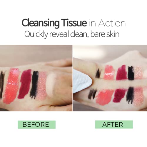 Epielle Makeup Remover Wipes, Remove Dirt, Oil, Waterproof Mascara, Gentle Daily Facial Cleanser Towelettes withVitamin C, Aloe Vera & Collagen, Vegan & Cruelty-Free, 30 Count (Pack of 6)