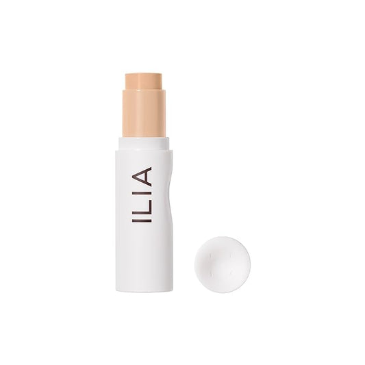 ILIA - Skin Rewind Complexion Stick - Foundation + Concealer + Skincare | Non-Toxic, Vegan, Cruelty-Free, Clean Makeup (7W - Poplar, 0.35 oz | 10 g)