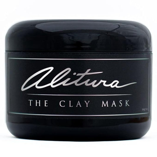 Alitura Clay Face Mask – Exfoliating, Hydrating & Anti-Aging Facial Mask with Vitamin C & Pearl Powder – Pore Cleansing Face Mask for Acne, Blackheads & Glowing Skin – 7.1 oz