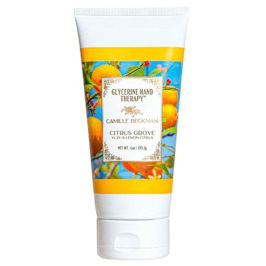 Camille Beckman Glycerine Hand Therapy Cream, Citrus Grove, 6 Ounce