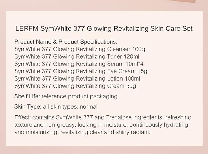 Skin Care Set 9 in 1 Facial Cleanser, Toner, Serum, Face Lotion, Cream & Eye Cream โ Hydrating, Anti-Aging &Brightening Daily Routine for Glowing Skin