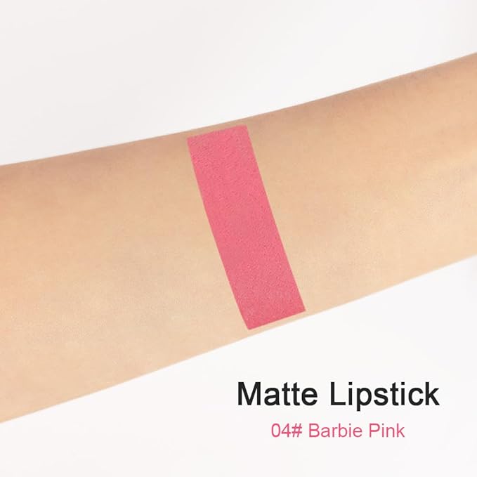 BINGBRUSH Smooth Longwear Lipstick Pack Set, Matte Color Stick Ultimate Lip Crayon for Makeup Collection - Waterproof Velvet Lipgloss Lip Stain (04#)