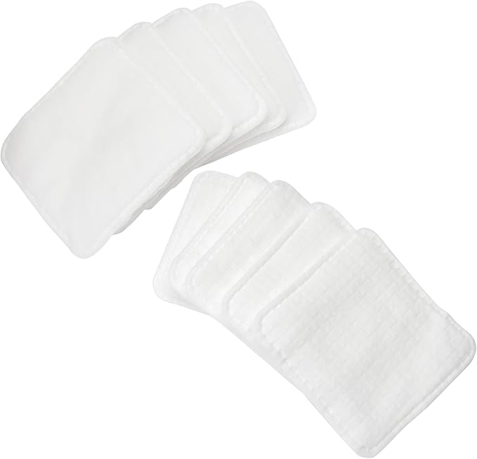 ForPro Premium Pure & Simple XL Facial Pads, Triple Layered Ultra Soft Disposable Makeup Remover Pads, 100% Vegan & Cruelty-Free, 60-Count