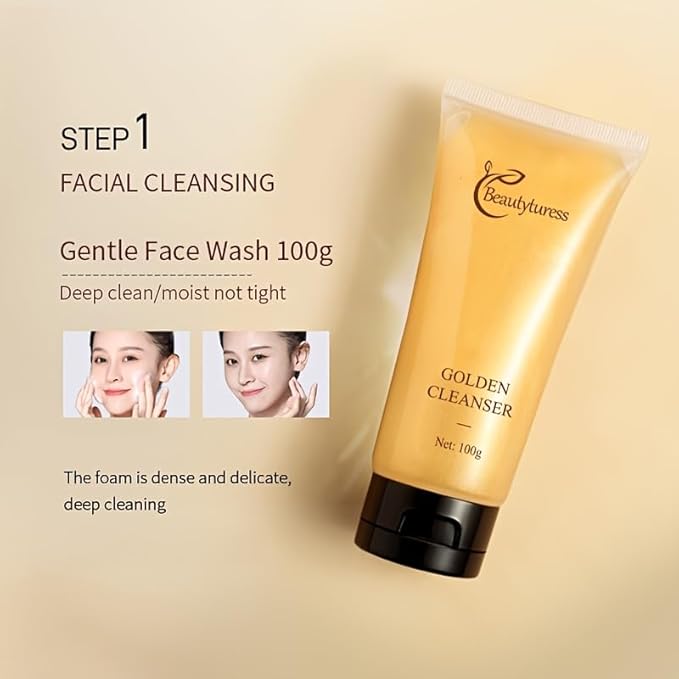 Snail Mucin Facial Skincare Kit for Women, Suitable for All Skin Types - Deep Moisturizing & Nourishing with Collagen, Ideal Christmas Gift - Anti-aging Skin Care Set