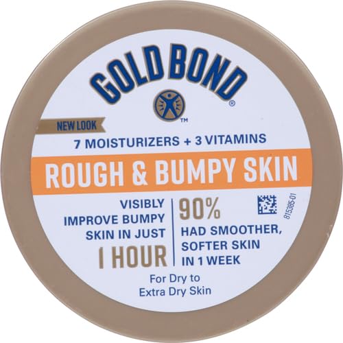 Gold Bond Rough & Bumpy Daily Skin Therapy Cream, 8 oz., With 7 Moisturizers & 3 Vitamins