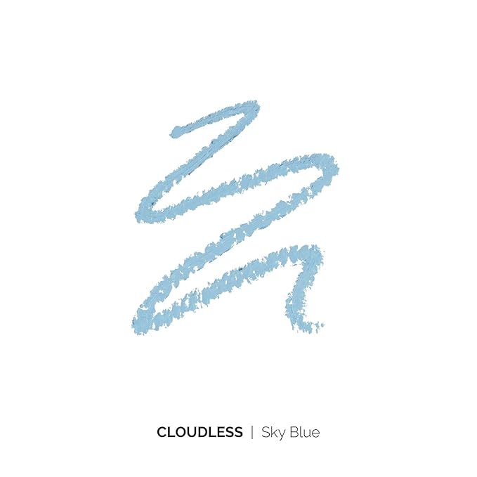 OFIR Waterproof Eye Pencil | Vegan, Cruelty-Free & Smudge-Proof | Creamy Gel Formula for Smooth Application | Long-Lasting, Full-Coverage, Precise Eyeliner Pencil (Cloudless - Sky Blue)