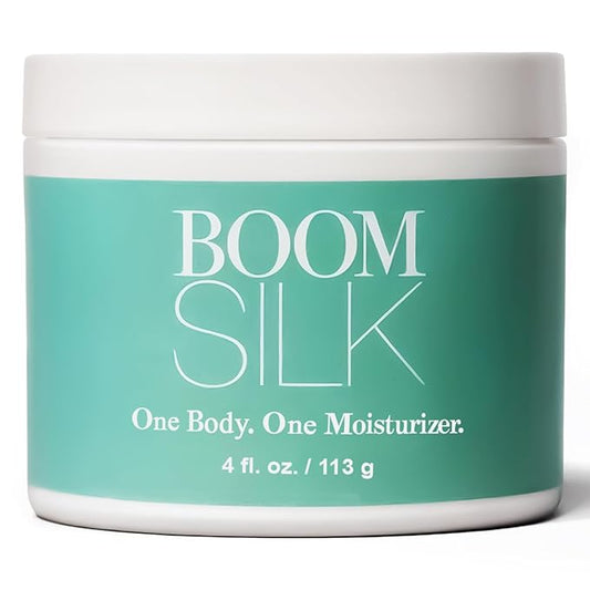 Boomsilk ยฎ Face Moisturizer Cream, Rejuvenating Face Lotion & Facial Moisturizer for Mature Skin with Olive Oil, Beeswax & Honey, Hydrating Body Lotion for Women, Boom Beauty by Cindy Joseph, 4 oz
