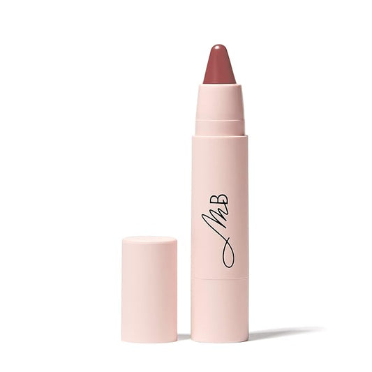 Monika Blunder Beauty Kissen Lush Lipstick Crayon - Anna-Maria (Mid Nude) Clean Beauty, Cruelty-Free, Vegan