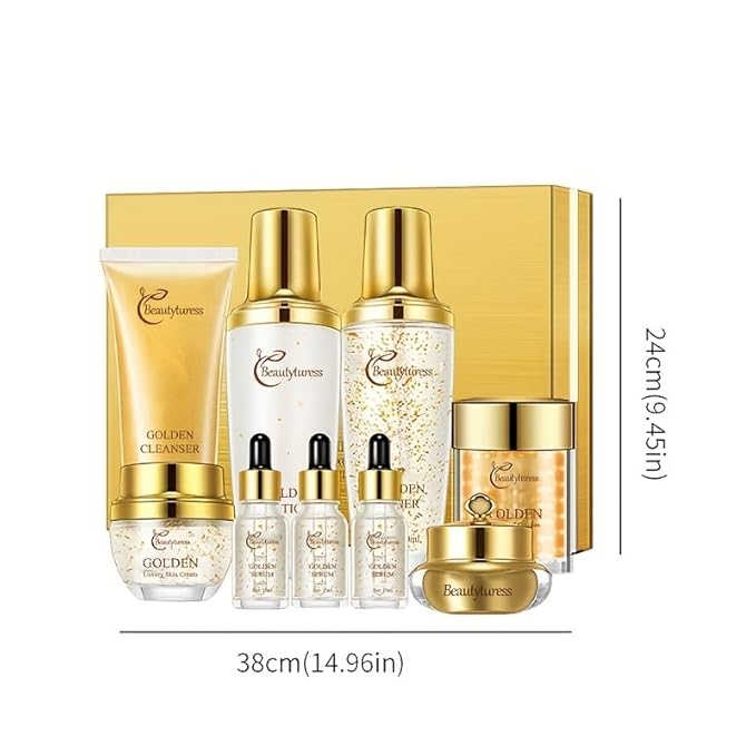 Snail Mucin Facial Skincare Kit for Women, Suitable for All Skin Types - Deep Moisturizing & Nourishing with Collagen, Ideal Christmas Gift - Anti-aging Skin Care Set