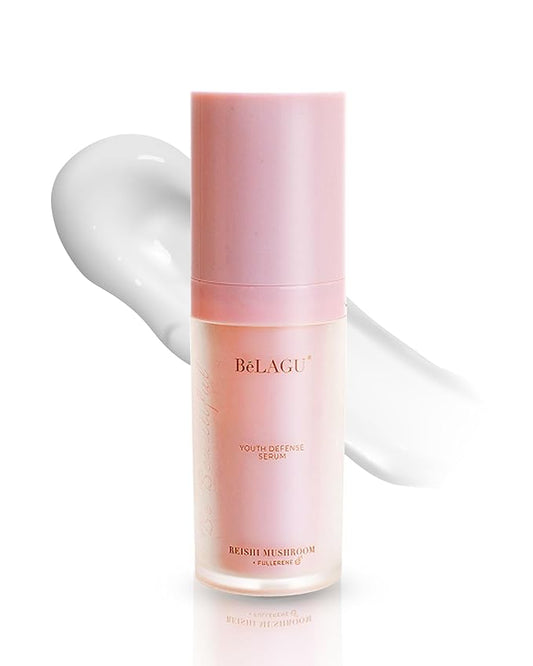 Youth Defense Serum with Fullerene & Niacinamide | Anti Aging Face Serum for Wrinkles, Brightening & Radiance | Clean, Vegan Skincare (1 fl Oz)