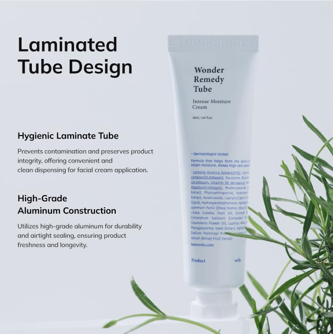 Korean Moisturizer with CICA (Redness Relief) & Ceramide (Barrier Repair) for Hydrating Face Care, 3.38 Fl Oz