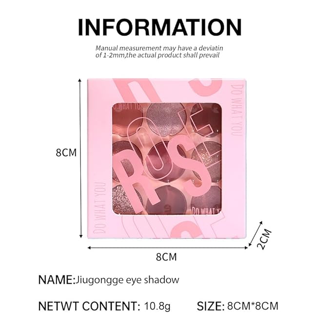 Nude Mauve Eyeshadow Palette – Perfect Matte & Shimmer Blend, Rose, Plum & Mauve Tones, Long-Lasting, Waterproof, Easy to Blend, Create Natural & Elegant Eye Makeup for Daily or Evening Looks 02