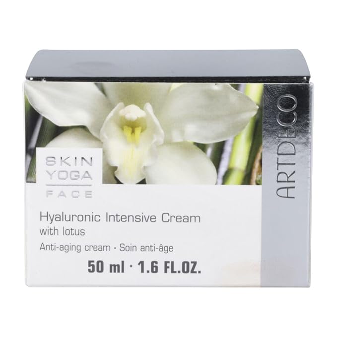 ARTDECO Hyaluronic Intensive Cream - Moisturizing Cream with Anti-Aging Effect - Reduces Tightness - Ideal for Dry, Mature & Even Sensitive Skin - Facial Skin Care - Hyaluronic Acid - 1.75 Fl Oz