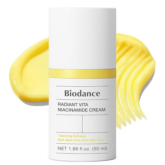 BIODANCE Radiant Vita Niacinamide Cream, Brightening, Dark Spot Correcting Facial Moisturizer, Korean Skincare | 1.69 fl.oz, 50ml