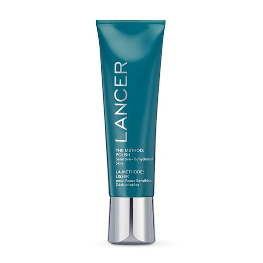 Lancer Skincare The Method: Polish Facial Exfoliator, Daily Exfoliating Face Scrub with Natural Minerals, Sensitive Dehydrated Skin, 4.2 Fluid Ounces