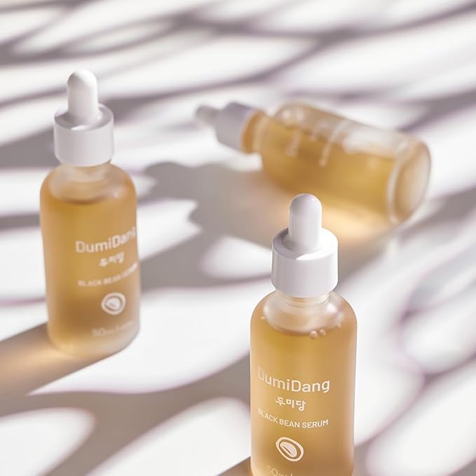 Black Bean Serum - Korean Traditional Vegan Skincare Formula, Anti-Aging and Elasticity with Fermented Black Bean Extract, Vegetable Collagen and Carrot Extract, 50mL | 1.69fl.oz.