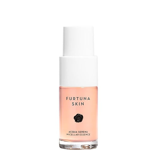Furtuna Skin Micellar Cleansing Essence Water - Dual-Use Cleanser & Toner, Nutrient-Rich, pH Balanced, Organic Botanicals, Dermatologist Approved - 15ml