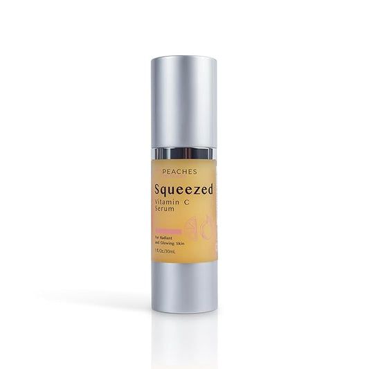 Brightening Serum with Vitamin C โ Age-Defying Formula with Real Gold and Kakadu Plum for Radiant, Elastic Skin โ Vegan Skincare for All Skin Types โ Squeezed Vitamin C Serum (1 fl. oz)