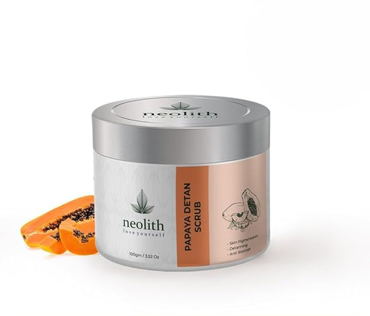 Papaya De tan Face & Body Scrub Organic 100 Gm