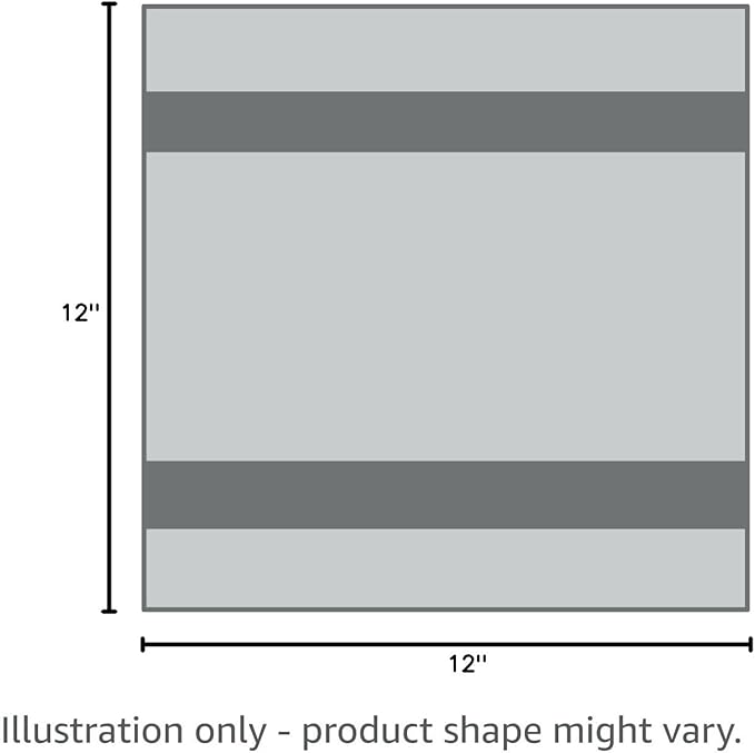 100% Cotton Wash Cloth for face & Body Set of 6, (12 x 12 inches) Sustainable, Soft, Highly Absorbent, Combed Cotton Wash Cloths Pack of 6 for Hotels, Spa, Bathroom, Dorm, Silver