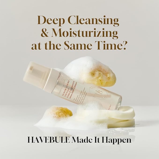 Salmon Caring Centella Bubble Cleanser - Salmon PDRN, pH 5.5, Salmon Egg Extract, Centella, Moisturizing, Balancing, Pore Cleansing, Low Irritation, Hypoallergenic, Sensitive Skin