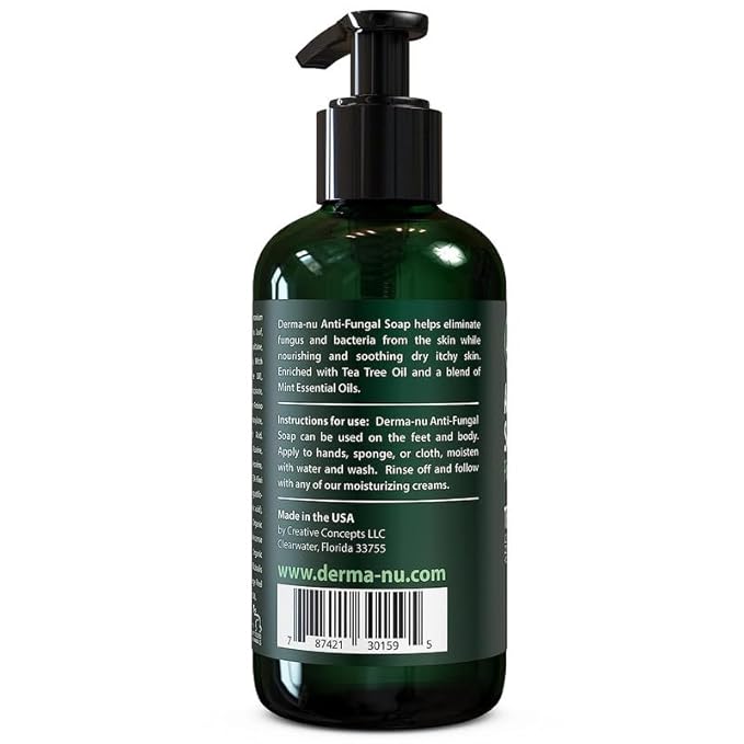 Therapeutic Soap - Antibacterial And Tea Tree Body Wash For Jock Itch, Athletes Foot, Eczema And Back Acne - Anti Bacterial Body Soap For Men And Women Safe For All Skin Types - 16 Oz
