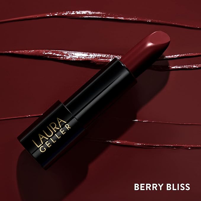 LAURA GELLER NEW YORK Modern Classic Lipstick - Berry Bliss - Ultra-Rich Color - Luxurious and Lightweight - Cream Finish
