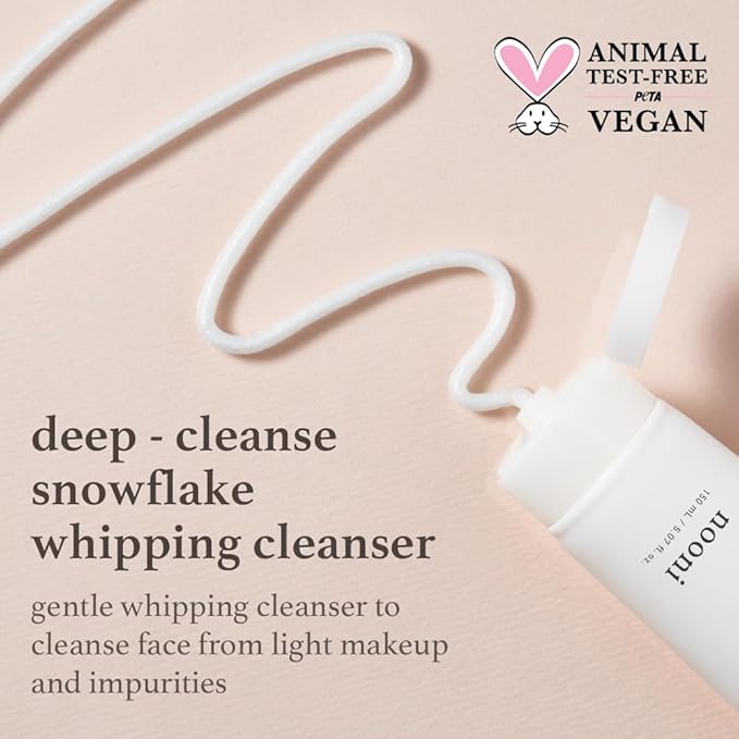 NOONI 2-in-1 Much Needed Facial Cleansing Kit - Marshmallow Whip Maker & Face Cleanser | Gentle Deep Cleanser For Skincare, Rich Foam Maker For Face Wash, Gift, Remove Impurities, for All Skin Types