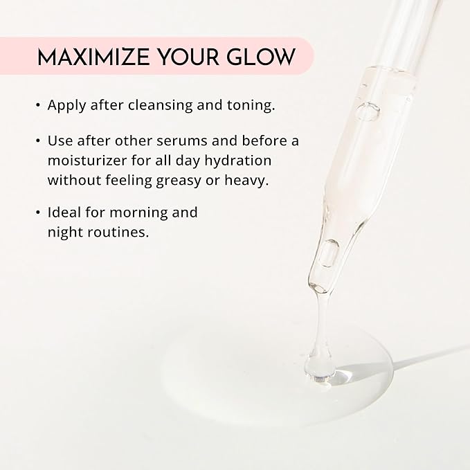 MAELOVE Glow Maker Vitamin C Serum + Hydrator Hyaluronic Acid B5 Serum Duo - Anti-Aging, Fine Line & Dryness Treatment - Lightweight, Clean Skincare