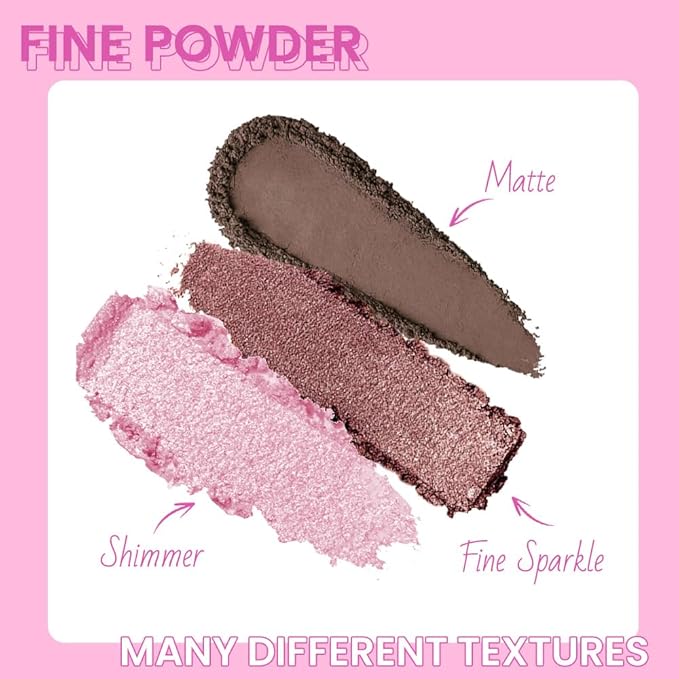 AMY'S DIARY 12Color Matte Purple Pink Eyeshadow Palette,Shimmer Eye Shadow Long-Lasting, and Highly Pigmented Elevate Your Eye Makeup