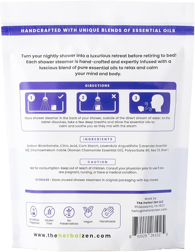 Bulk Shower Steamers with Essential Oils Combo Set by The Herbal Zen (3 Packs of 10 Tablets, Value Set), Bulk Shower Bombs, Relaxation Gift for Women and Men, Birthday Gifts, Mothers Day Gift