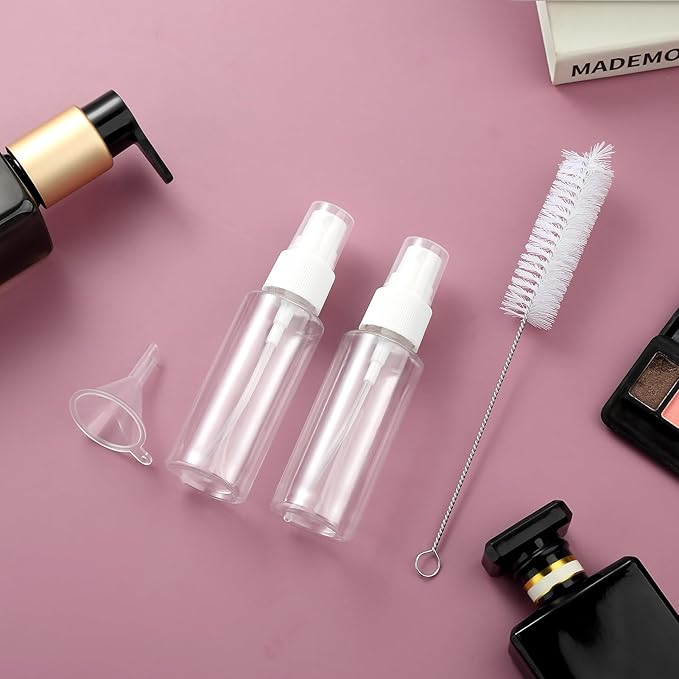 16 Pack Travel Bottles for Toiletries, Large 6oz Silicone Travel Containers with No-Drip Valve and Wide Opening