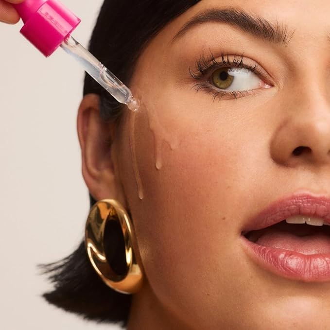 Good Night Face Tanning Drops | Overnight Face Bronzing Serum for a Luminous, Natural Looking Glow | Hydrating Formula with Vitamin C | Infused with Australian Botanics (30ml/1.01 fl. oz)