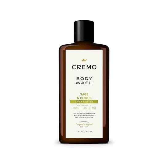 Cremo Body Wash Men, Sage and Citrus , 16 Fl Oz