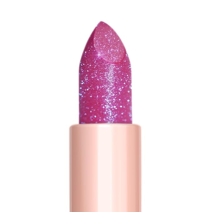 Oulac Moisturizing Purple Lipstick for Women - Tinted Lip Balm Infused with Shea Butter, Shiny & Lightweight Lip Makeup, Vegan & Gluten Free, PG08 Aquatic