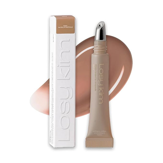 PDRN Tinted Lip Serum โ High Gloss Ultra Hydrating Natural Glow, Non-Sticky Volumizing Color Glaze with Long-Lasting Shine, Nourishing Moisturizing Repair for Chapped Lips (0.34 oz) (island)