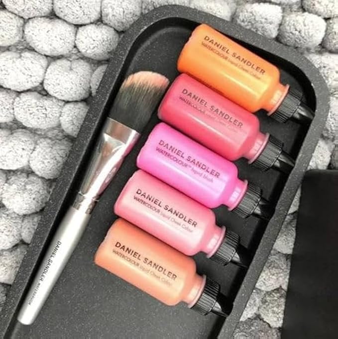 Daniel Sandler WATERCOLOUR BLUSH LIQUID FLUSH. Buildable & Blendable Long-Lasting Waterproof Liquid Blush for Cheeks & Lips for All Skin Types including Mature, Dry, Combination & Oily.