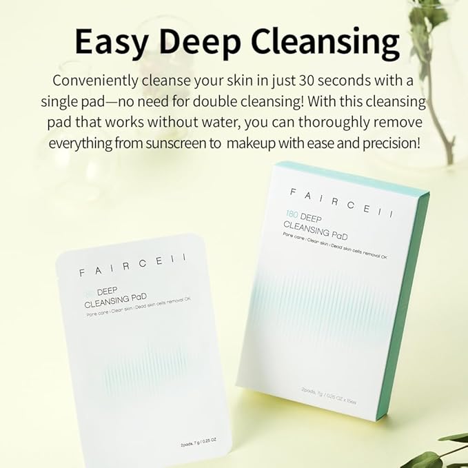 faircell Ultra Soft Cleansing Pads for Face Gentle Exfoliating Dual Texture Cotton Pads for Sensitive Skin with Vitamin C Lotus Extract Daily Makeup Remover Cotton Rounds