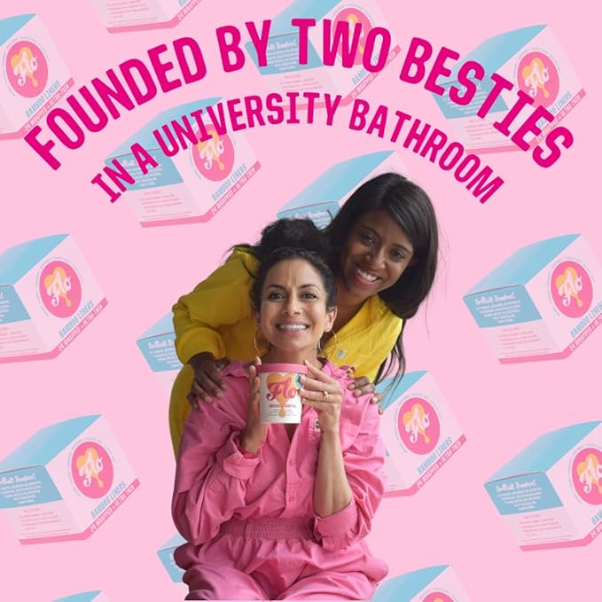 Flo Bamboo Day Period Pads with Wings - Super Absorbent, Soft, Thin (88 Pads)