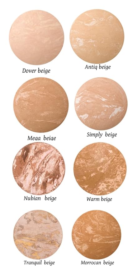 Mineral Makeup Baked Foundation- Vegan - Paraben - Gluten and Cruelty Free Powder Foundation (Moroccan Beige)