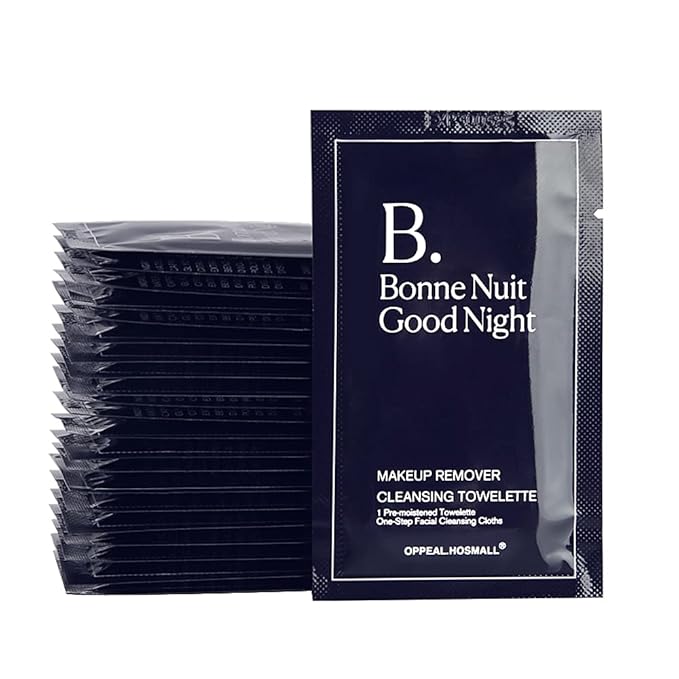 100ct Facial Cleansing Wipes Gentle Makeup Remover, Elegant Individually Wrapped, Essence Oil & Alcohol Free, Ideal Portable Size for Salon Party Vacation