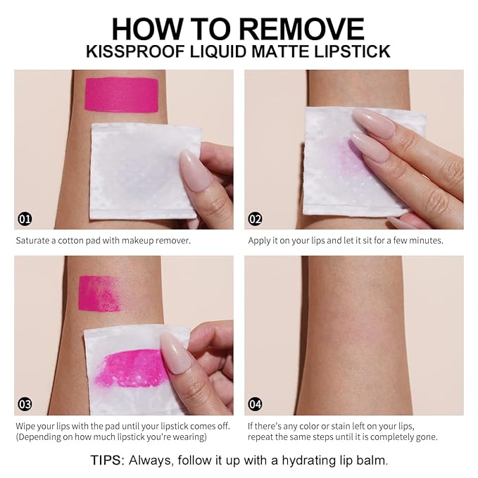 Oulac Pink Matte Lipstick for Women, Long Lasting Liquid Lip Stick High Impact Lip Gloss Full Coverage Lip Makeup with Vitamin E Waterproof Formula,Vegan M30