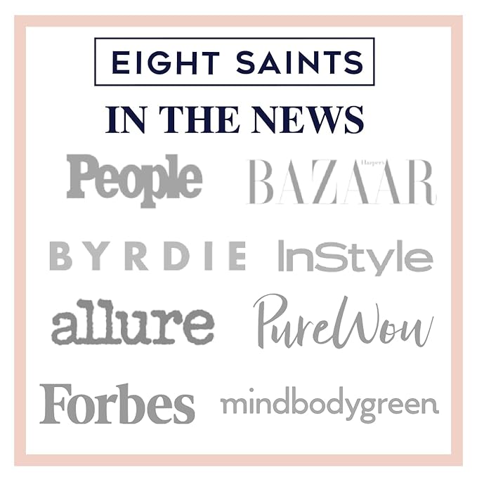 Eight Saints Bright Side Cream Facial Cleanser, Moisturizing Non-Foaming Daily Face Wash, Natural and Organic, Gentle and Effective Facial Cleanser, Makeup Remover, Nourishing and Hydrating, 6.7oz